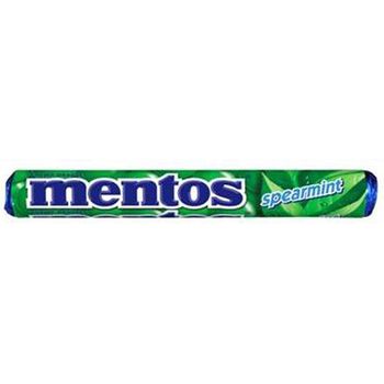 Mentos Lollies Spearmint 14pcs Roll 37g
