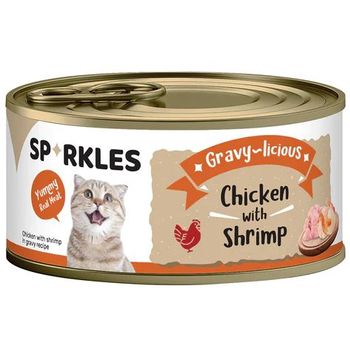 Sparkles Cat Gravy Licious Chicken With Shrimp 80g