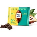 Ritter Sport Chocolate Cocoa Class 61% The Fine From Nicaragua 100g Pack Of 5
