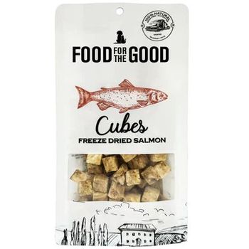 Food For The Good Dog and Cat Treats Freeze Dried Salmon Cubes 70g