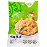 椒骄去骨凤爪山椒味72G | Jiaojiao Boneless Chicken Feet with Mountain Pepper Flavor 72g