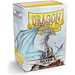 Arcane Tinman Sleeves Dragon Shield Matte Silver One Size At-11008