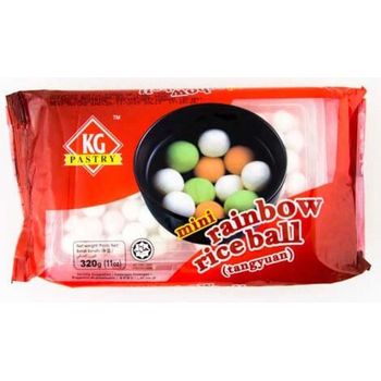 KG Pastry Mini Glutinous Rice Ball Rainbow 10s 320g
