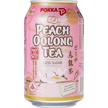 Pokka Peach Oolong Tea Can 300ml
