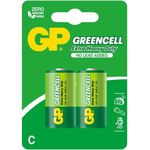 GP Batteries R14 Green Cell 1.5v Baby C Battery