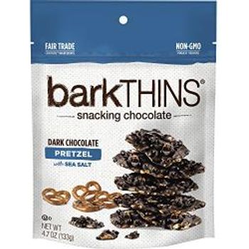 Barkthins Snacking Dark Chocolate Pretzel With Sea Salt 4.7 Ounce