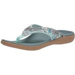 Spenco womens Flip Flop Mineral Blue 7 US
