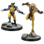 Atomic Mass Games Marvel Crisis Protocol Wolverine & Sabertooth