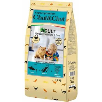 Chat & Chat Expert Adult With Tuna And Peas 14kg