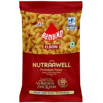 Bambino Elbow Nutraawell Pasta 500g