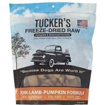 Tucker's Freeze Dried Raw Dog Food Pork Lamb & Pumpkin Formula 396g