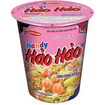 Acecook Hao Hao Spicy Sour Instant Cup Noodle 67g