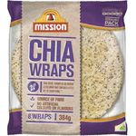 Mission Chia Wraps 360g