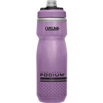 Camelbak Podium Chill Insulated Bike Water Bottle Easy Squeeze Bottle Fits Most Bike Cages 21oz Purple
