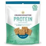 Crunchmaster Protein Snack Crackers Sea Salt 100g
