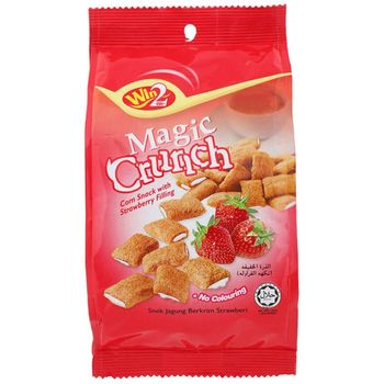 Win2 Magic Crunch Corn Snack with Strawberry 70g