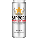 Sapporo Beer Can 500ml