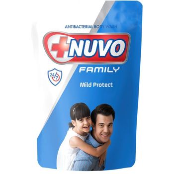 Nuvo Antibacterial Body Wash Family Mild Protect 400ml