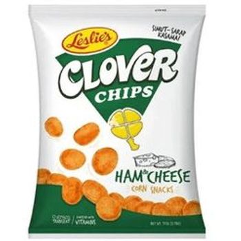 Leslie’s Clover Chips Ham and Cheese 145g