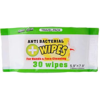 Smart Clean Anti Bacterial Wipes 150x200mm