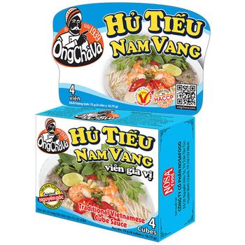 Ong Cha Va Vien Gia Vi Hu Tieu Nam Vang Mekong Pork Noodle Broth Cubes 75g