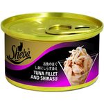 Sheba Cat Canned Food Tuna Fillet And Shirasu 85g