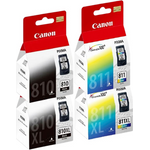 Canon Ink Cartridge PG-810 / 810XL Black / CL-811 / 811XL Color
