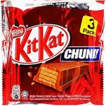 Nestle Kit Kat Chunky Wafer Finger In Milk Chocolate 3 Multipack X 38g