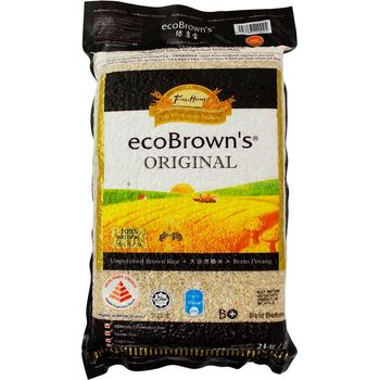 EcoBrown's Unpolished Brown Rice Original 2kg