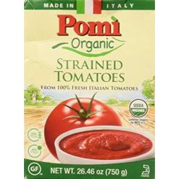 Pomi Usda Organic Strained Tomatoes 750g