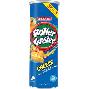 Jack 'n Jill Roller Coaster Potato Rings Cheese 100g