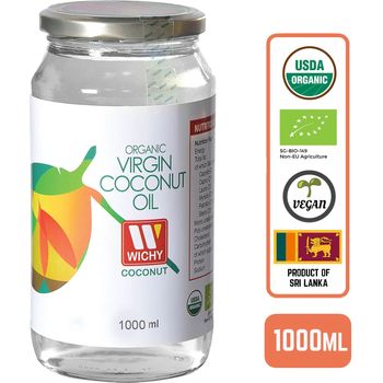 Wichy Organic Coconut Oil Virgin Cold Pressed 1l