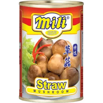 Mili Straw Mushrooms Makanan Kaleng 425g