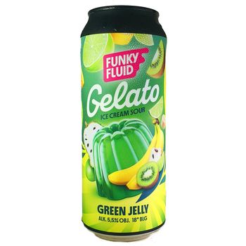 Funky Fluid Gelato Green Jelly Sour 500ml