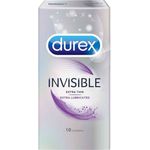 Durex Invisible Extra Lubricated Condom 10 Sachets