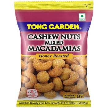 Tong Garden Honey Roasted Cashew Nuts Mixed Macadamias 35g