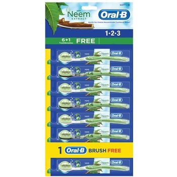 Berus Gigi Oral-B Dengan Ekstrak Neem 6pcs
