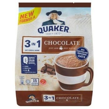 Quaker Chocolate 3 In 1 Oat Cereal Drink 420g