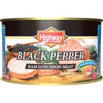 Highway Ham Luncheon Meat Black Pepper 397g