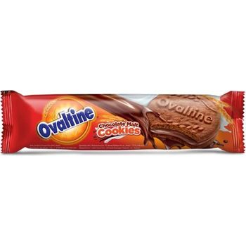 Ovaltine Cookies Sandwich Filled With Chocolate Malt Cream Delicious Snack 30g