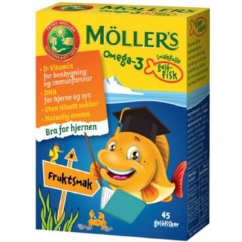 Moller’s Omega 3 Gummy 45 Gelfish