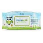 Mamaearth Indias First Organic Bamboo Based Baby Wipes 72 Wipes