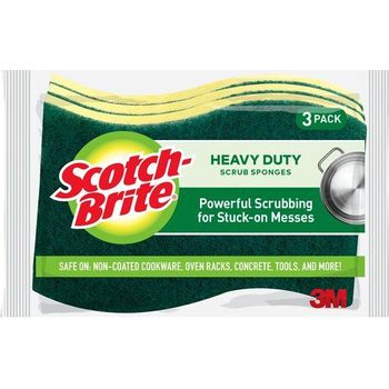 Scotch Brite Classic Scrub Sponge 3 Pieces in Pack