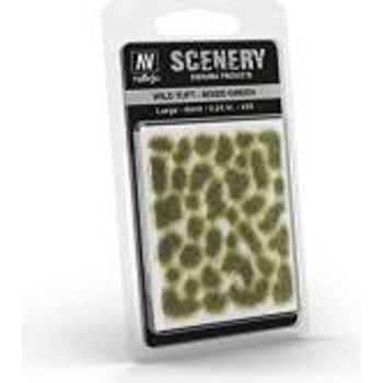 Vallejo Paints Mixed Green Wild Tuft Large 6mm 0.24 In.