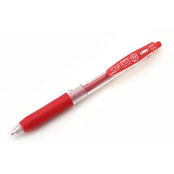 Zebra Sarasa Clip 0.5mm Red Ballpoint Pen Gel Ink Ballpoint Pen