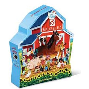 Crocodile Creek The Day At The Farm 48-piece Jigsaw Puzzle For Kids 4 Years+ Puzzle Is 18In X 24 In