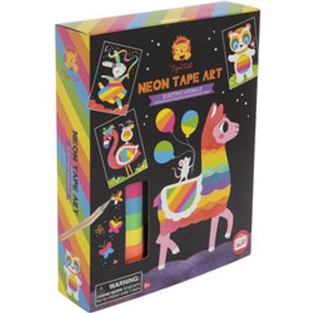 Tiger Tribe Neon Tape Art Electric Animals