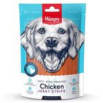 Moderna Wanpy Dog Treat Oven Roasted Chicken Jerky Strip 100g