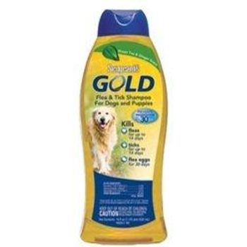 Sergeant's Gold Flea & Tick Shampoo Dog Puppy Green Tea Ginger 532ml