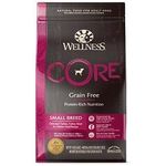 Wellness Core Natural Grain Dry Dog Food Small Breed 4pound Bag